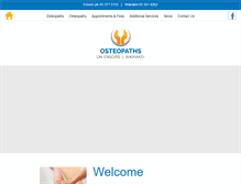 Tablet Screenshot of osteopathiccare.org